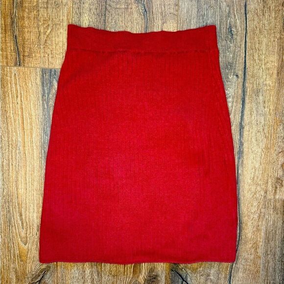 Free People Mod Wrap Skirt in Wine - Picture 10 of 14